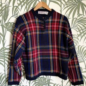 Westbound Casual Pullover Henley Sweater